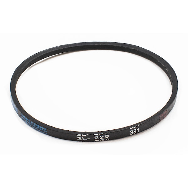 D&D 3L220 FHP V-Belt, 22 in Outside Length, 3/8 in Top Width, 7/32 in Thickness, 1 Ribs 3L220 - main